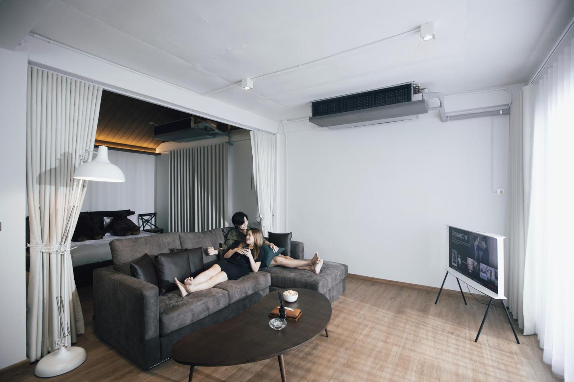 Appartement The Lair Bangkok - 3Mins Walk To Icon Siam Extérieur photo